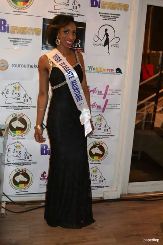 Miss Mauritanie au gala Bi Events Entertainment
